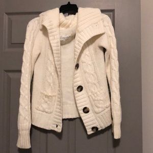 Cozy white cardigan